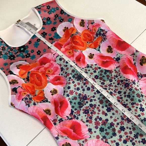 Clover Canyon Poppy Blossoms Neoprene Dress Sz M - Picture 8 of 10